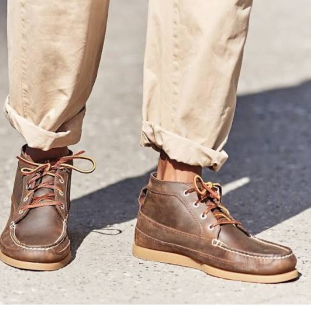 NWOB Mens Sperry For J.Crew Chukka Boots Size 8.5
